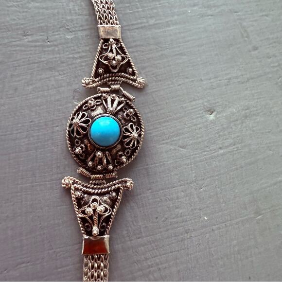 925 Sterling Silver Mesh Bracelet - Picture 5 of 9